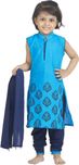 BownBee Printed Kurta & Churidar(Stitched)