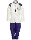 AJ Dezines kids festive and party wear Sherwani for boys (646_BLUE_7)