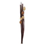 @Home  Solitary Flower Wicker Artificial Flower (8.99 cm x 8.99 cm x 100 cm)