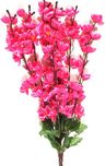 BriteNOVA Pink Orchids Artificial Flower(35.5 inch, Pack of 1)