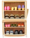 CbeeSo Foldable Shoe Cabinet with 4 Racks -( CB400-BG) EXTRA OFF