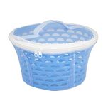 Bagathon India Net Cover Plastic Fruit Basket, 5 Litres [Blue]