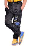 AD & AV BLACK PARTYWEAR SLIM FIT TROUSER