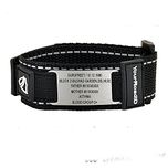 Your Road ID Sports (Medical Alert ID Bracelet with Engraving) (Black)