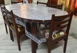 RajasthaniKart Solid 6 Seater Table Cover(Transparent, PVC, Vinyl, Plastic)