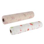 Segolike 2 Roll 30X300Cm Shelf Paper Cabinet Drawer Liner Kitchen Table Mat Fridge Waterproof Pads
