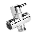 Segolike 1/2inch Outlets T-adapter Valve 3 Ways Splitter For Diverter Bath Toilet Bidet Sprayer Shower Head