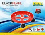 Black Pearl Plt-Trolly Gas Cylinder Trolley(Red, Pack of 1)