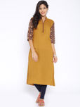 Desi Weaves Mustard Yellow Kurta