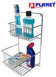 Planet Heavy Stainless Steel Detergent Holder - Bathroom Rack - Multipurpose Rack - Big