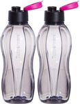 Tupperware 310 ML Bottle 310 ml Bottle(Pack of 2, Black, Pink)