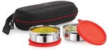 Cello Super Steel 2 Containers Lunch Box(300 ml)