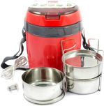 Milton 450 ml 3  Compartments(Steamer  Lunch Box)