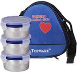 Topware TP016 Triangle SS 3 Containers Lunch Box(900 ml)