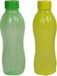 Tupperware Aqua Safe 500 ml Bottle(Pack of 2, Yellow, Green)