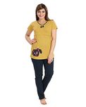 AV2 Women Cotton Printed Feeding/Nursing/Maternity Top & Pyjama Set