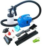 Paint Magic Ultimate 4 In 1 Professional Paintzoom Spray Gun Vaccum Cleaner Water Air Blower Elite Painting Accessories With Clipholder abd12 Airless Sprayer(Blue)