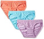 Jockey Women Cotton Bikini (Pack of 3) (1411_Light Assorted_L)