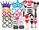 SYGA PROPS 111 Party Mask(Multicolor, Pack of 31)