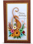 Handcrafted Emotions Handmade Birthday Greeting Card(Multicolor, Pack of 1)