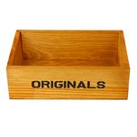 Generic Imported Rustic Wooden Succulent Plant Herb Flower Bed Pot Box Garden Planter Brown