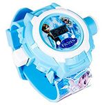 Generic Frozen Princess 24 Images Projector Watch - Blue