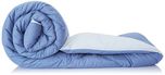 Amazon Brand - Solimo Microfibre Reversible Comforter, Double (Stone Blue & Sky Blue, 200 GSM)