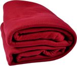 Kema Plain Single Blanket Red(Fleece Blanket, Polar Fleece Blanket)