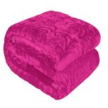 Cloth Fusion Celerrio Mink Blanket- Single , Pink