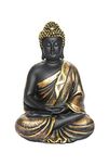 HEERAN ART Polyresin Sitting Buddha 14.5 cm GLB