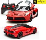 Zest 4 Toyz Remote Controlled Ferrari like Model Sports Car With Openable Doors (Red)