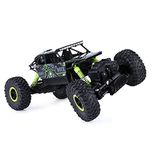 Toytree Rock Crawler 1:18 Scale 4Wd Rally Car With Strong Suspension And Big Wheels ,Green