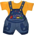 Xtrem Unisex Infant Casual Rompers (Gold, 0-9 Months)