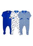 Bubbles Multi Color Romper Body Suite for New Born baby Pack Of 3 (0-3 Moths)