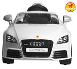 BAYBEE Officially Licensed Audi Tt RS Plus Battery Operated Sports Car With R/C (White)
