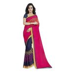 Anand Sarees Georgette Saree with Blouse Piece (1190_1_Multicoloured_Free size)