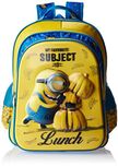 Minion Polyester Multi-Colour School Bag (Age group :8-12 yrs)