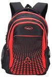 Cosmus Aspire 44 Litre Black Polyester 3 Compartment Large School Bag