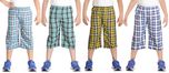 Dongli Three Fourth For Boys(Multicolor Pack of 4)