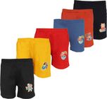 Wee Care Short For Boys Solid Cotton Linen Blend, Cotton Nylon Blend, Cotton Linen Blend(Black, Pack of 6)