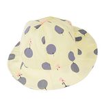 Phenovo Baby Unisex Polka Dots Bucket Hat (Yellow)