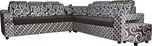 Knight Industry Fabric 7 Seater  Sofa(Finish Color - BROWN)