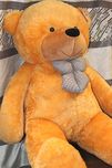 Golden Brown 5 Feet Bow Teddy Bear