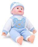 Tickles Blue Laughing Baby Stuffed Soft Plush Toy Love Girl 36 cm