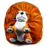 Richy Toys Dog Cute Teddy Soft Toy School Bag for Kids, Travelling Bag, Carry Bag, Picnic Bag, Teddy Bag