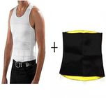 melt n slim men vest with hot shaper neotex belt-XL