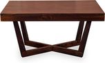 Orchid Solid Wood Coffee Table Square(Walnut Finish)