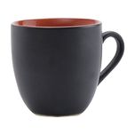 Kittens Black Matt Finish Multicolor Cups (Set Of 6)