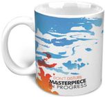 Hot Muggs Masterpiece in Progress - Message Ceramic Mug(350 ml)