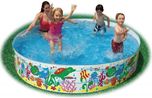 Intex Snap-Set Coral Reef Pool Inflatable Pool(Multicolor)